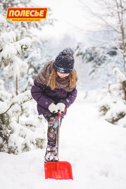 Лопата №21 (алюминиевый черенок с ручкой, длина - 70 см) - Полесье фото 3