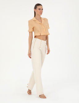 Krem Kanvas Pantolon - Pierre cardin фото 3