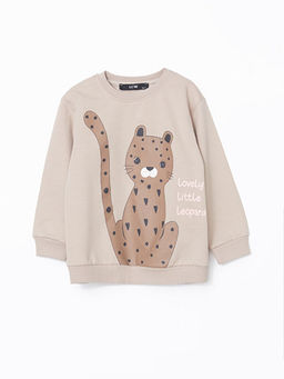 Bisiklet Yaka Bask?l? K?z Bebek E?ofman Tak?m