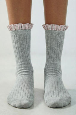 2-PACK OF SOCKS WITH RUFFLE TRIM - Zara фото 7