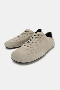 ZAPATO PLANO DEPORTIVO SERRAJE / Verde Caqui - Zara фото 6