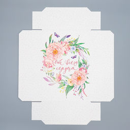 Коробка подарочная складная, упаковка, Цветы, 30?20?9 см