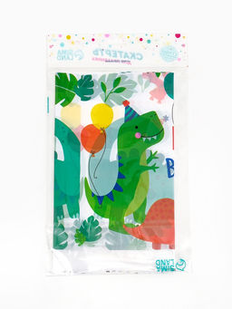 Скатерть одноразовая Dino birthday, 108×180 см