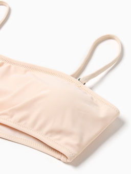 Купальник женский слитный с вырезом на животе MINAKU, размер 42, цвет молочный