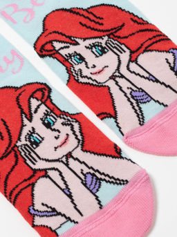 Цена за 2 пары Conte-kids Носки хлопоквые с рисунками "Ariel" Disney синий
