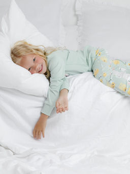 К 1541/дымчатый нефрит,цв.попугайчики пижама дет