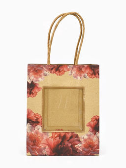 Цена за 3 шт. Пакет крафтовый Цветы S 12?5.5?15 см