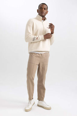 Габардиновые брюки прямого кроя Relax Fit - Defacto фото 7