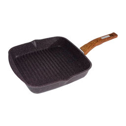 Сковорода-гриль квадр. 28*28 см АП "Premium" (violet) арт. 68904 /МЕЧТА/