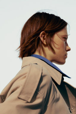 SHORT CAPE TRENCH COAT - Zara фото 3