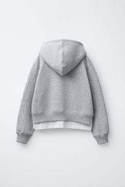 VARSITY DOUBLE HEM HOODIE - Zara фото 2
