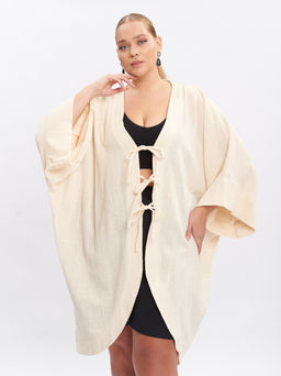 Кардиган из жатого хлопка KA01450WHT03 - Артесса фото 19