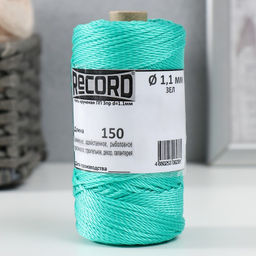 Нить кручёная 3-х прядная полипропиленовая, d=1,1 мм 150 м (набор 2 шт. сер,зел) - Simaland фото 2