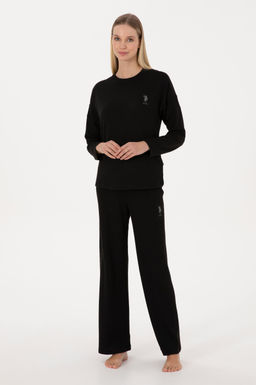 Kad_n Siyah Pijama Tak_m_
