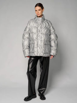 Куртка женская 12411-22047 silver