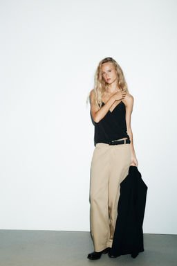 TRANSPARENT STRAPPY TOP