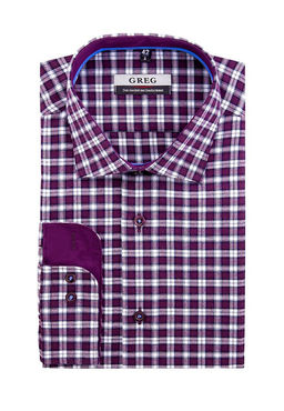 Сорочка мужская длинный рукав GREG 725/139/112/FL/Z/1p  фото 2