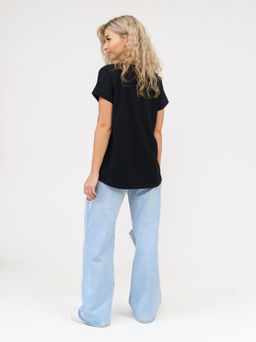 911 Футболка "Черный/заяц"