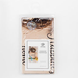 Полотенце Этель Счастья и мира Вашему дому 40х73 см, 100% хл, саржа 190 гр/м2  фото 5