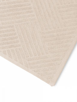 Простыня махровая жаккардовая 240x240 молочный махровая ткань, хлопок