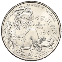 Монета 1/4 доллара (25 центов) 2024 года P США Американские женщины  Селия Крус