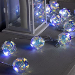 Гирлянда Нить 4.5 м с насадками Цветочные шары, IP20, прозрачная нить, 15 LED, свечение белое, 220 В - Luazon lighting фото 4