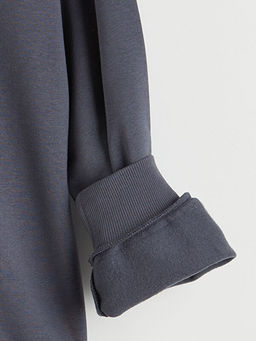 Hatsune Miku Bask?l? K?z ?ocuk Kal?n Sweatshirt