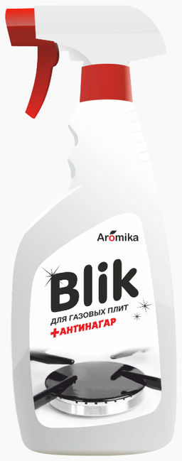 АРОМИКА "BLIK" Чист. для Газовых плит и Микроволн.+ Антижир (триггер-500мл).15