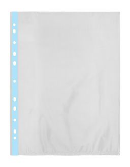 Expert Complete Premier Файл-вкладыш с цв. полоской A4 20 шт. 30 мкм глянцевый голубой EC290901