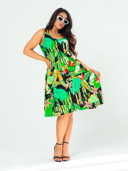 Сарафан женский кулирка ОЛИВИЯ ЗЕЛЕНЬ - Domtrik Домашний трикотаж фото 4