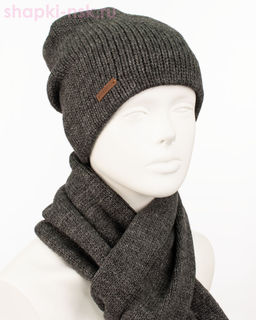 LS 52 PL 52 Комплект женский флис (колпак+шарф) (56-58)