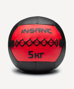 Медбол INSANE IN24-WB100 5 кг, красный