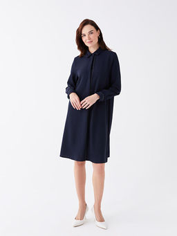 D?z Uzun Kollu Kad?n G?mlek Tunik