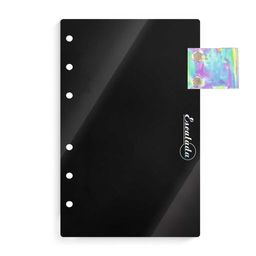 Разделитель сменный арт. 50311/ 150 ЧЁРНЫЙ ( пластик, 112x167 мм, петля для ручки, ПЭТ-пакет)