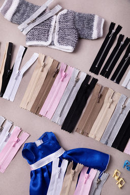 Молния Трактор GAMMA ZipD 3T 8 см Тип 3 5 шт. неразъёмная