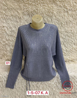 Свитер женский со стразами - Bruno фото 9