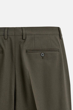 TEXTURED SUIT TROUSERS - Zara фото 10