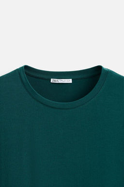 BASIC SLIM FIT T-SHIRT - Zara фото 69