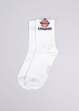 CLE Носки жен.Д5526 8 марта хл+эл белый - Clever wear фото 3