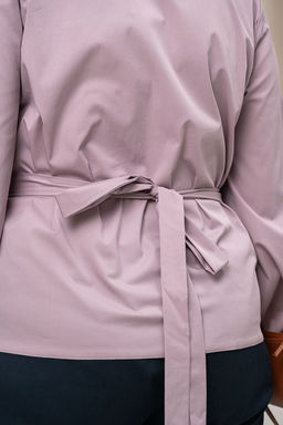 Блузка ТБ-124 серо-лиловый - Angelika фото 7