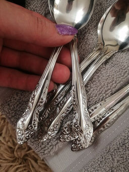 Упаковка 12шт. / Ложка чайная М-15 Славянка ЛЧ-М15 г.Павлово /ПЗХМ/