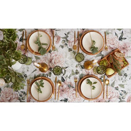 Скатерть «Этель. Пионы», 149×110 см, 100% хлопок, саржа 190 г/м²