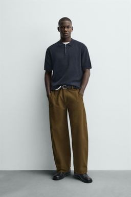 POLO PUNTO CREMALLERA / Marino