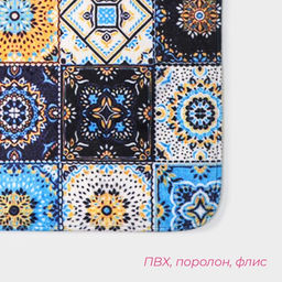 Коврик для ванной и туалета Доляна Богемия, мозаика, 4060 см  фото 2