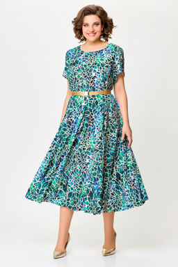 Блуза Swallow 803.2 черный+серебряный узор фото 1079