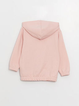 Kap??onlu Uzun Kollu Basic K?z Bebek Fermuarl? Sweatshirt - Waikiki фото 3