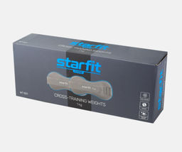 Утяжелители универсальные STARFIT WT-501 1 кг, синий/серый  фото 5