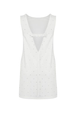 TRENDYOLMILLA Siyah Parlak Tas Baskl? Super Mini Elbise TPRAW25EL00192 фото 20