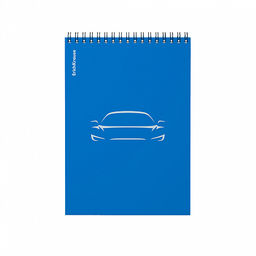 Цена за 4 шт. Блокнот с пластиковой обложкой на спирали ErichKrause Mirage, синий, A5, 80 листов, клетка