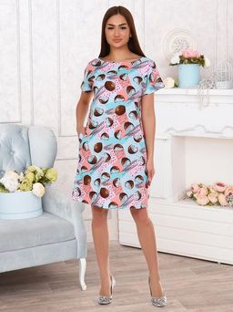 Туника "Кокосы" (ментол)